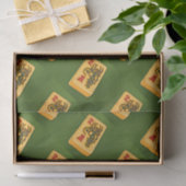 Mah Jongg Flower Tile Tissuepapier (Geschenk)