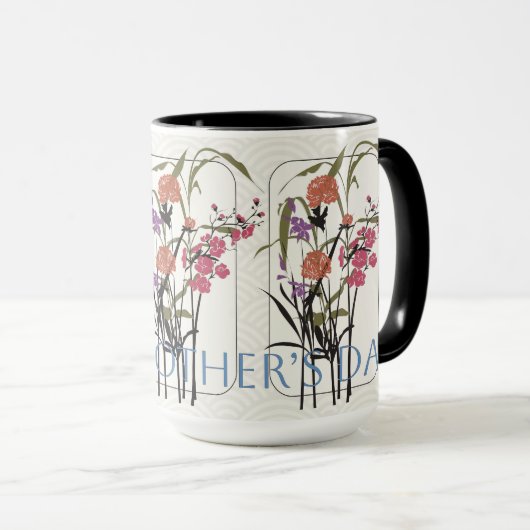 Mah Jongg Flowers Moeder's Mok (Voorkant rechts)