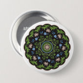 Mah Jongg Flowers/One Dot Button (Voorkant /achterkant)