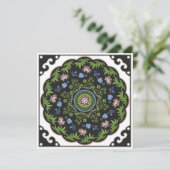 Mah Jongg Flowers/One Dot Flat Kaart (Staand voorkant)
