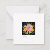 Mah Jongg Flowers Small Card Notitiekaartje (Achterkant)