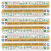 Mah Jongg Friends Stickers (Voorkant)