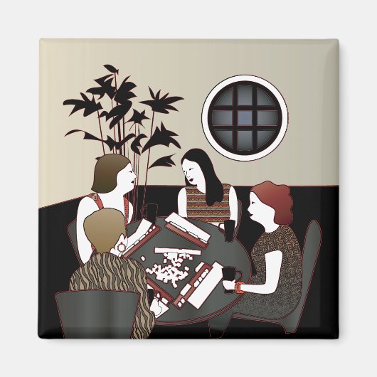 Mah Jongg Game Magnet (Voorkant)