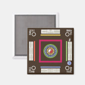 Mah Jongg Game Magnet (Voorkant / Achterkant)