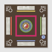 Mah Jongg Game Magnet Card (Voorkant)