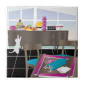 Mah Jongg Game Night Tile Tegeltje (Voorkant)