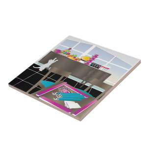 Mah Jongg Game Night Tile Tegeltje