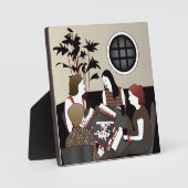 Mah Jongg Game Plaque Fotoplaat (Voorkant)