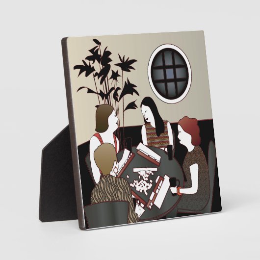 Mah Jongg Game Plaque Fotoplaat (Voorkant)