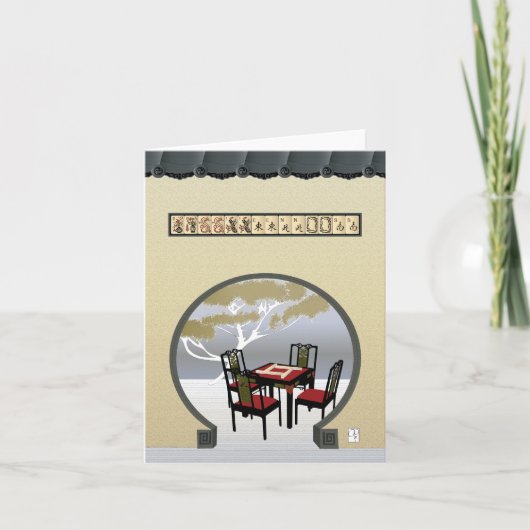 Mah Jongg Garden Kaart (Voorkant)