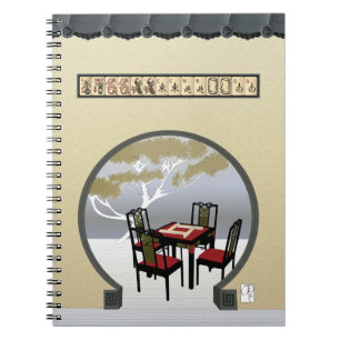 Mah Jongg Garden-laptop Notitieboek