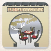 Mah Jongg Garden Onderzetters (Voorkant)