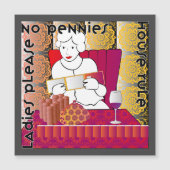 Mah Jongg Geen Pennings Magneet (Voorkant)