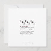 Mah Jongg Gezegden Cracks Flat Kaart (Achterkant)