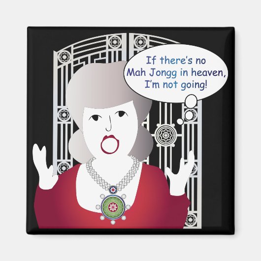 Mah Jongg Gezegden Heaven Magneet (Voorkant)