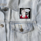 Mah Jongg Gezegden Heaven Vierkante Button 5,1 Cm (In situ)