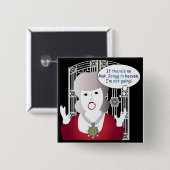 Mah Jongg Gezegden Heaven Vierkante Button 5,1 Cm (Voorkant /achterkant)