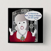 Mah Jongg Gezegden Heaven Vierkante Button 5,1 Cm (Voorkant)