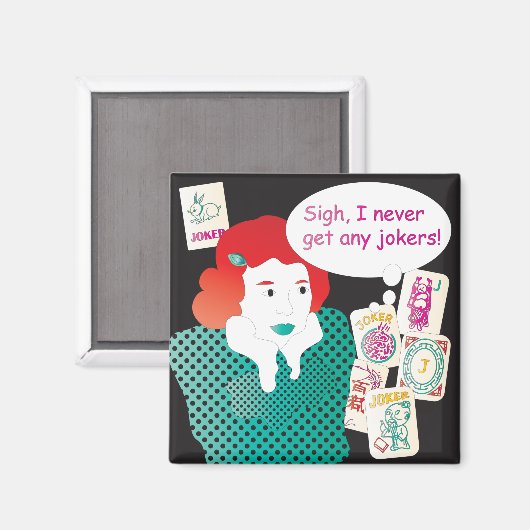 Mah Jongg Gezegden Jokers2 Magneet (Voorkant / Achterkant)