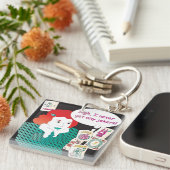 Mah Jongg Gezegden Jokers2 Sleutelhanger (Voorkant Rechts)