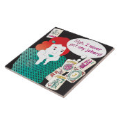 Mah Jongg Gezegden Jokers2 Tegeltje (Zijkant)