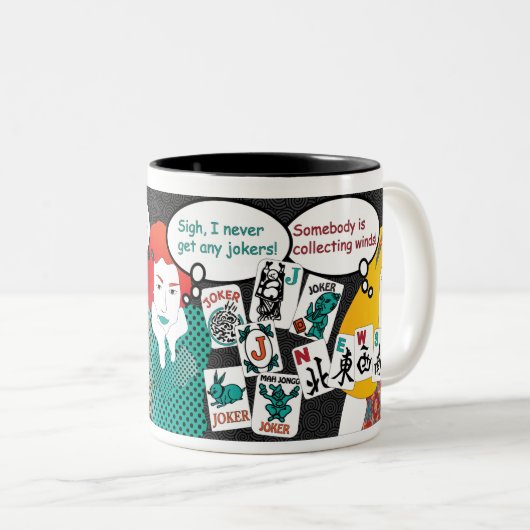 Mah Jongg Gezegden Jokers, Flowers, Winds MOK (Voorkant rechts)