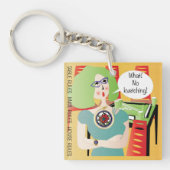 Mah Jongg Gezegden Kvetching Sleutelhanger (Voorkant)