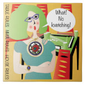 Mah Jongg Gezegden Kvetching Tegeltje (Voorkant)