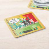 Mah Jongg Gezegden No Jokers Kartonnen Onderzetters (Schuin)