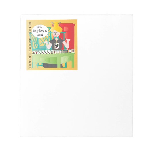 Mah Jongg Gezegden No Jokers Notitieblok (Voorkant)