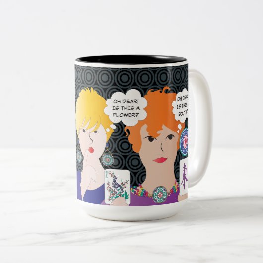 Mah Jongg Gezegden Oh Beste Mok (Voorkant rechts)