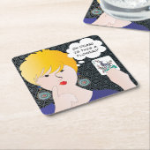 Mah Jongg Gezegden One Bam Onderzetter (Schuin)