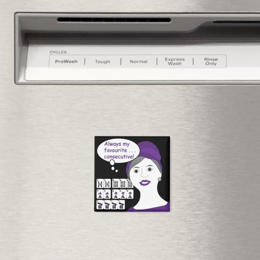 Mah Jongg Gezegden opeenvolgende magneet (Insitu (Vaatwasser))