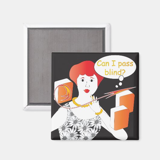 Mah Jongg Gezegden passeren Blind Magneet (Voorkant / Achterkant)