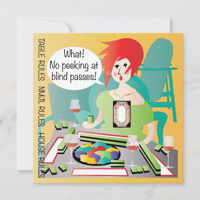 Mah Jongg Gezegden Peek Pass (Voorkant)