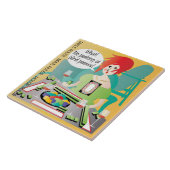 Mah Jongg Gezegden Peek Pass Tegeltje (Zijkant)