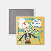 Mah Jongg Gezegden schoppen tegen kop Magneet (Voorkant / Achterkant)