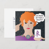 Mah Jongg Gezegden Winds Flat Kaart (Voorkant / Achterkant)