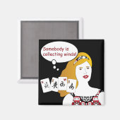 Mah Jongg Gezegden Winds Magnet (Voorkant / Achterkant)