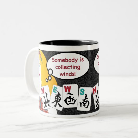 Mah Jongg Gezegden Winds MOK (Voorkant links)