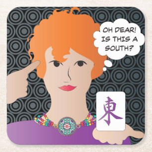 Mah Jongg Gezegden Winds Onderzetter