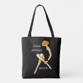 Mah Jongg Goddess Canvas tas (Achterkant)