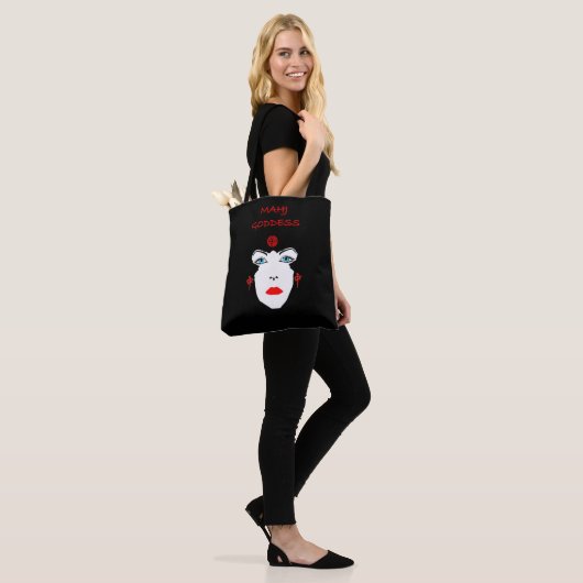 Mah Jongg Goddess Canvas tas (Op model)