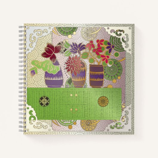 Mah Jongg Green Table Notitieboek (Voorkant)