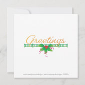 Mah Jongg Groeten Flat Kaart (Achterkant)