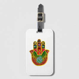 Mah Jongg Hamsa Bagagelabel