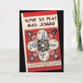 Mah Jongg Hoe speel je Kaart (Voorkant)