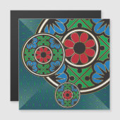 Mah Jongg Holiday Magnet Kaart (Voorkant / Achterkant)