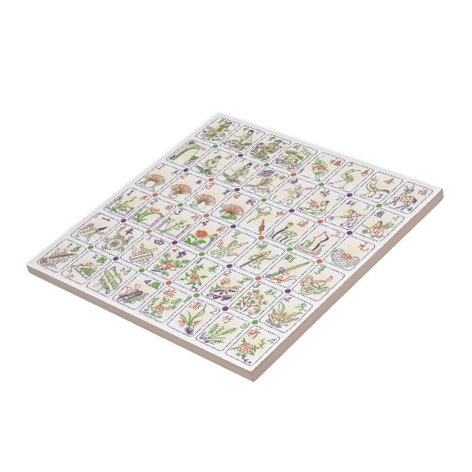 Mah Jongg Honor Tiles Tile Tegeltje (Zijkant)
