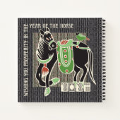 Mah Jongg Horse Notitieboek (Achterkant)